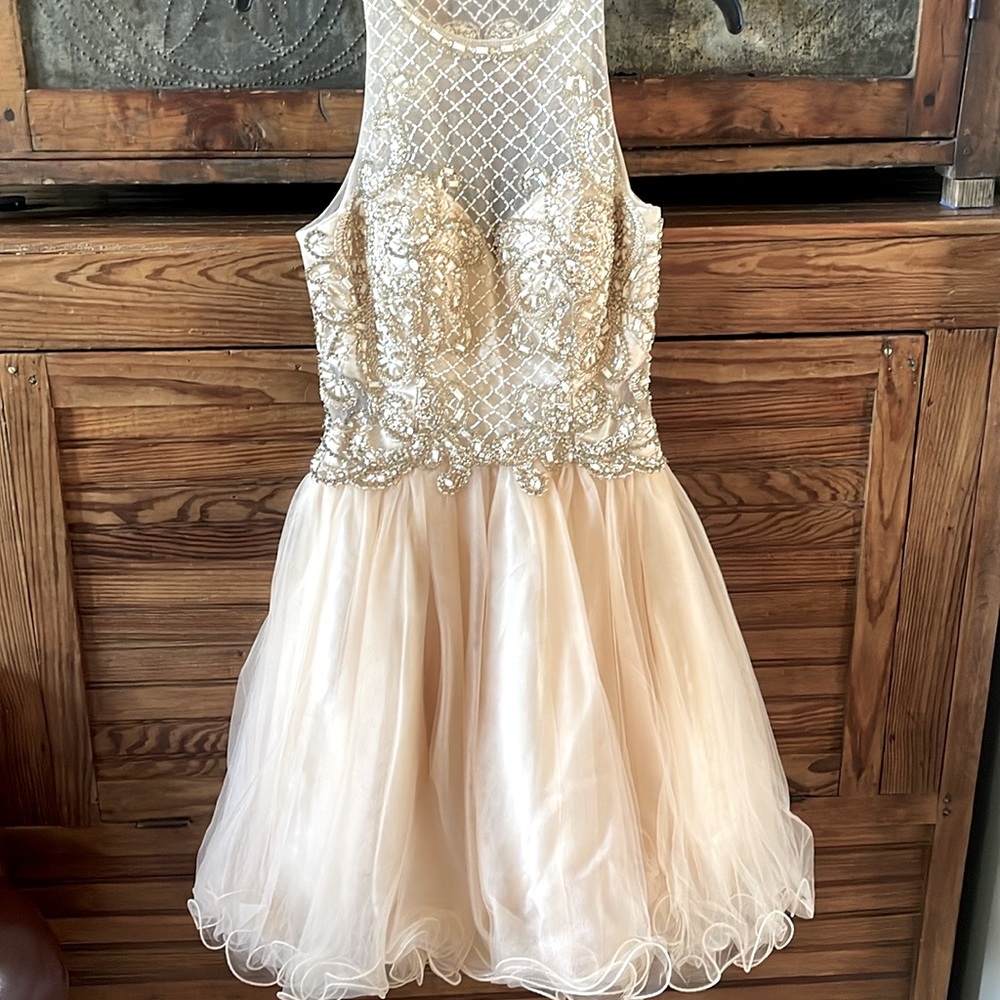 Juliet sequence dress, size XS, tulle and satin with tulle on outside